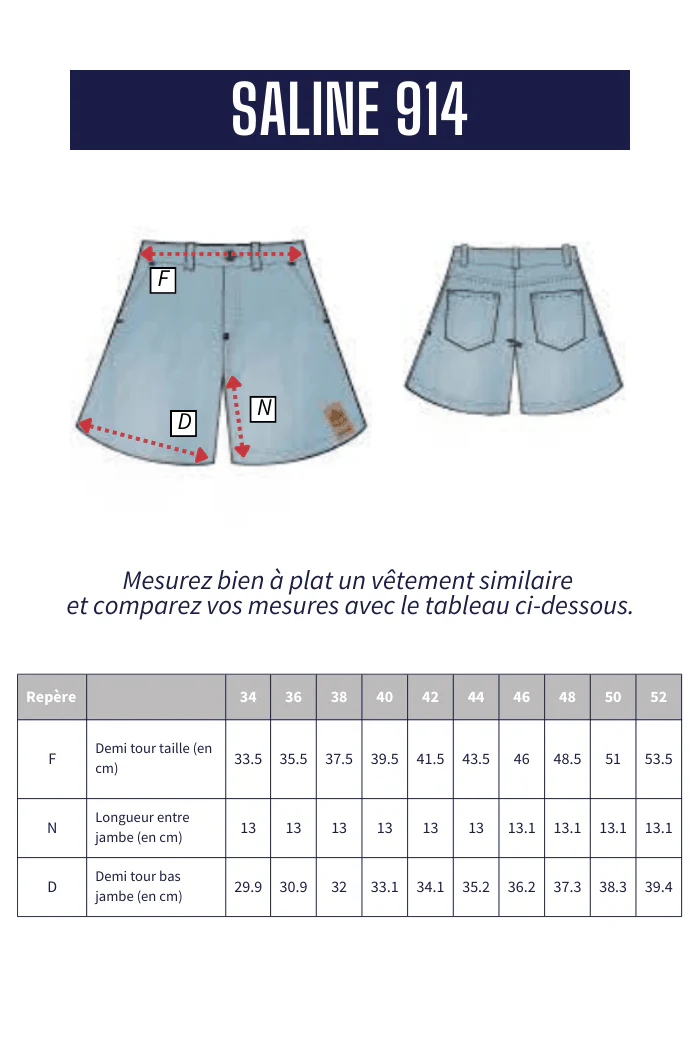 Short en jeans SALINE - Image 7