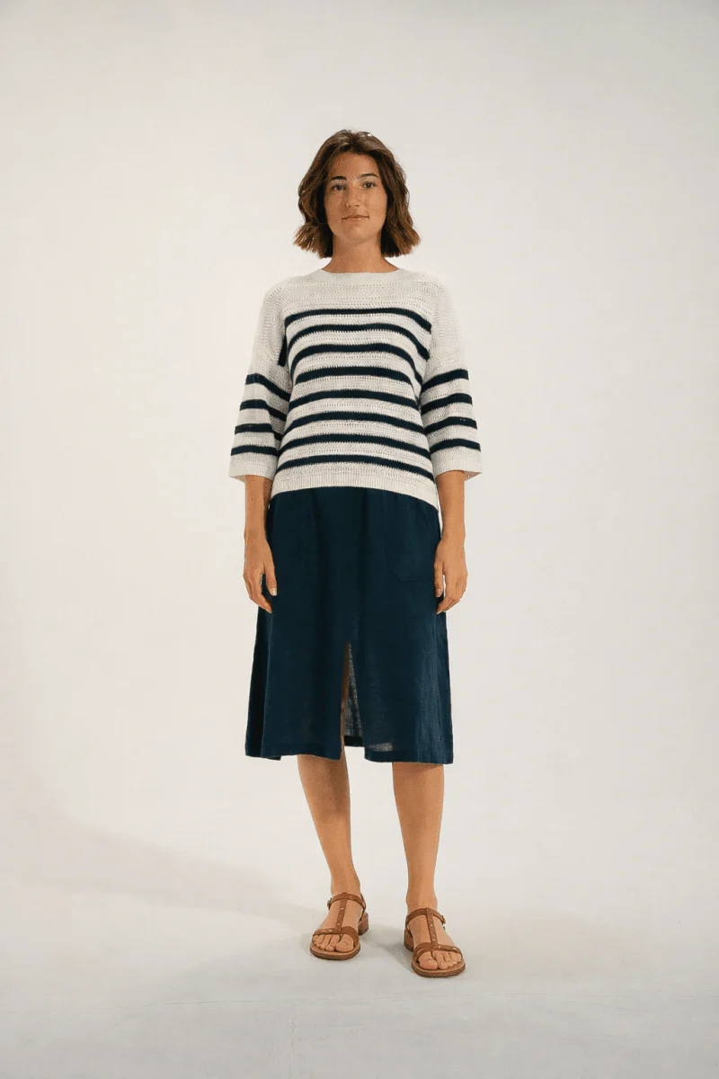 Pull grosse maille fantaisie TABOA - Image 2