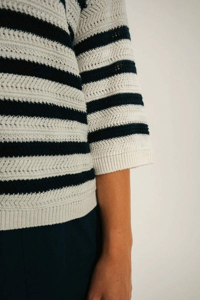 Pull grosse maille fantaisie TABOA - Image 4