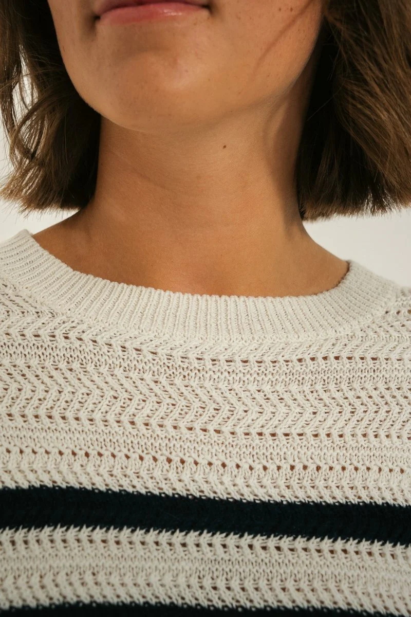 Pull grosse maille fantaisie TABOA - Image 5