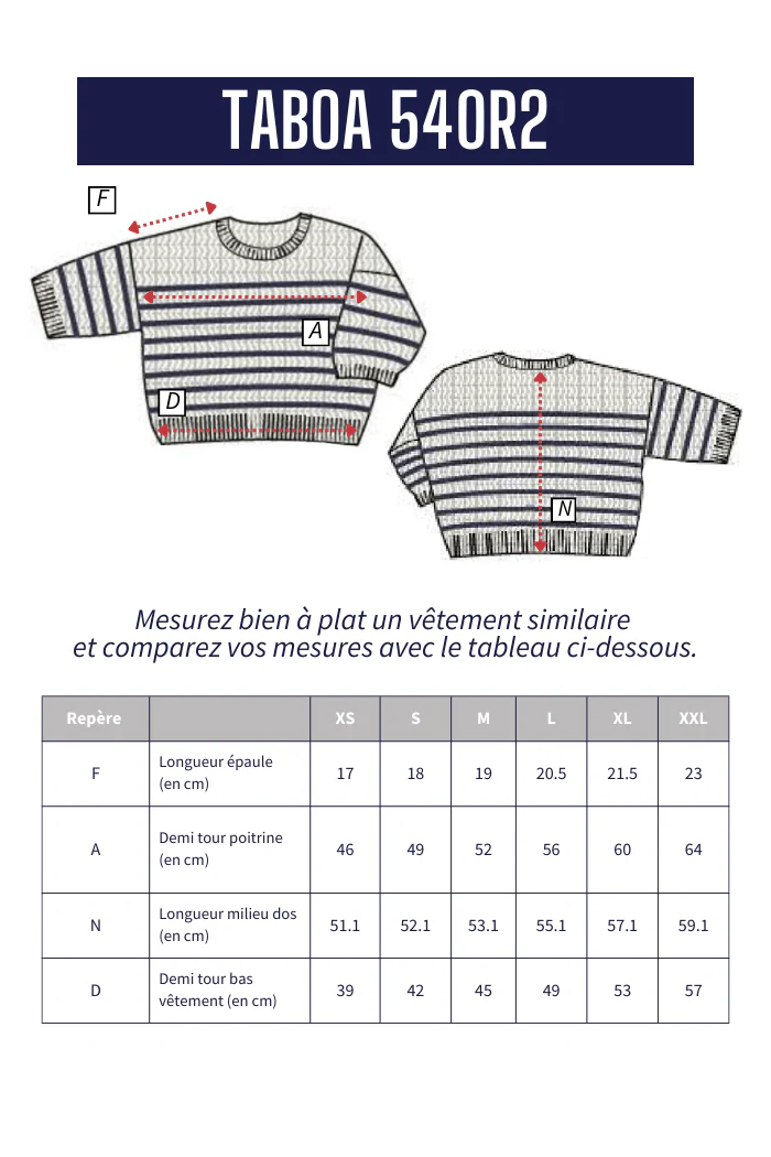 Pull grosse maille fantaisie TABOA - Image 6