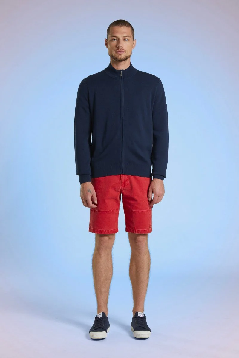 Cardigan zippé avec col camionneur TALLY - Image 7