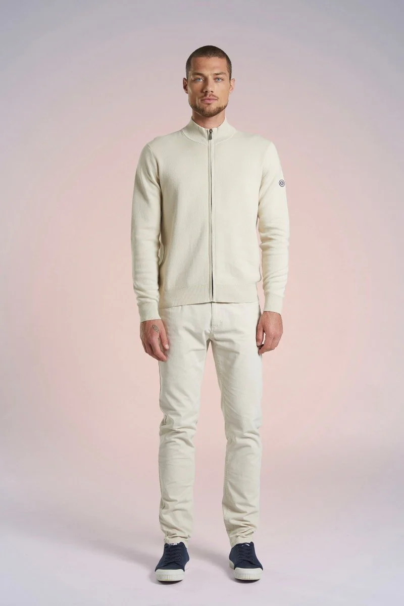 Cardigan zippé avec col camionneur TALLY - Image 3