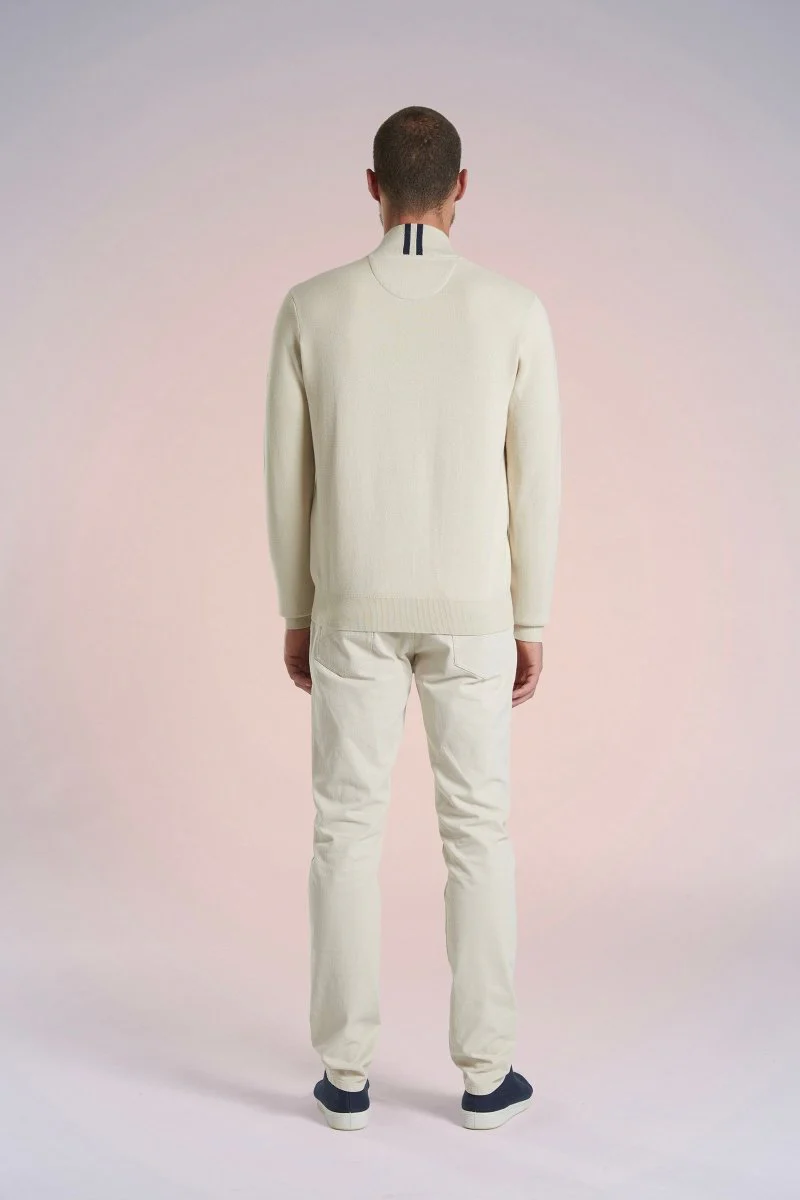 Cardigan zippé avec col camionneur TALLY - Image 4