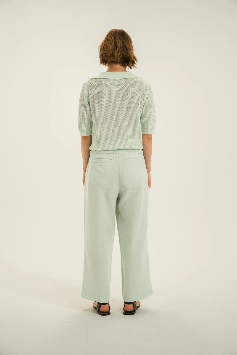 Pull col vareuse tricotage fantaisie TAVIRA - Image 4