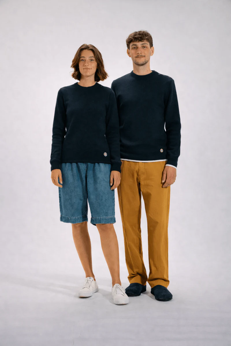 Pull marin MIXTE en laine vierge TIDES
