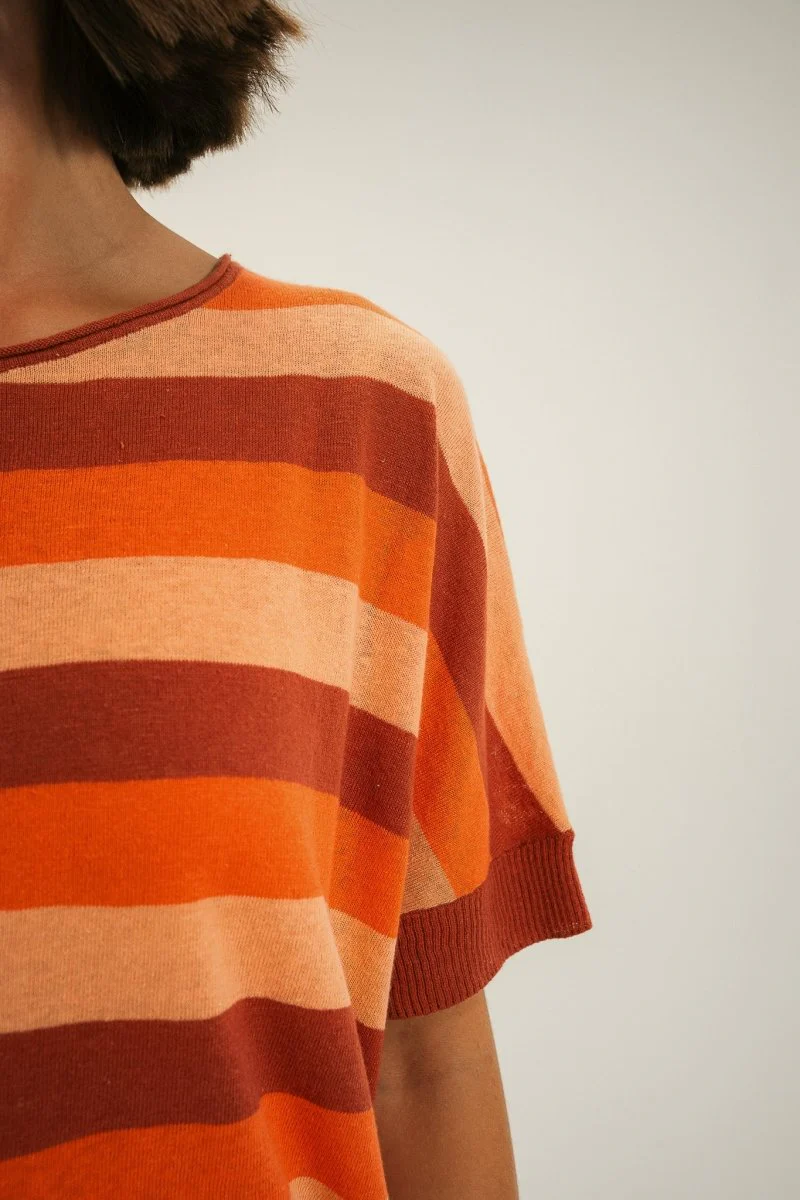 Pull rayé oversize TILOU - Image 4