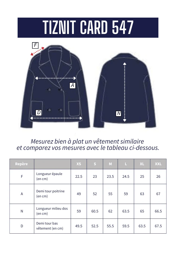 Cardigan style caban TIZNIT - Image 7