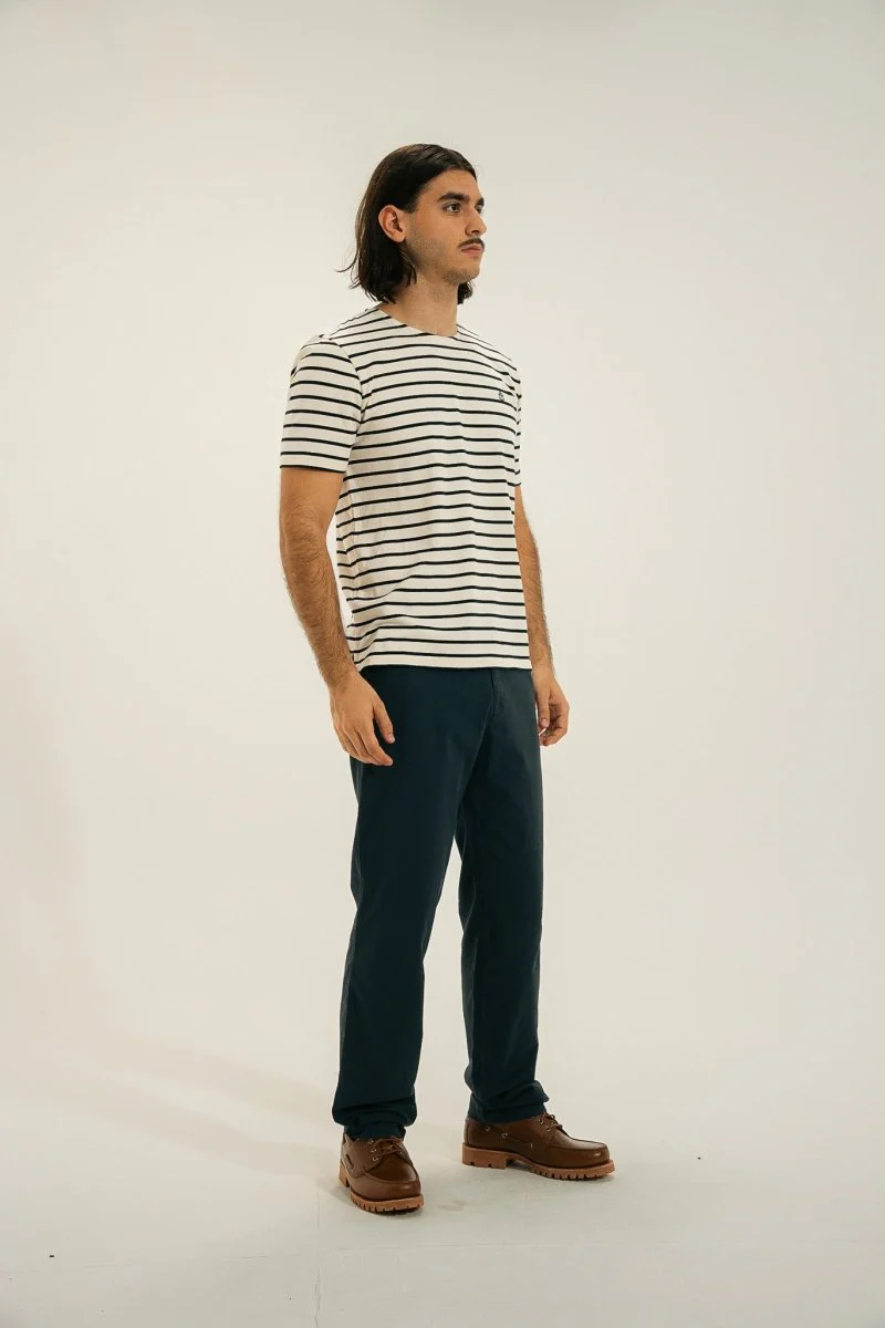 Pantalon élastiqué toile pigmentaire TRANSAT. - Image 3