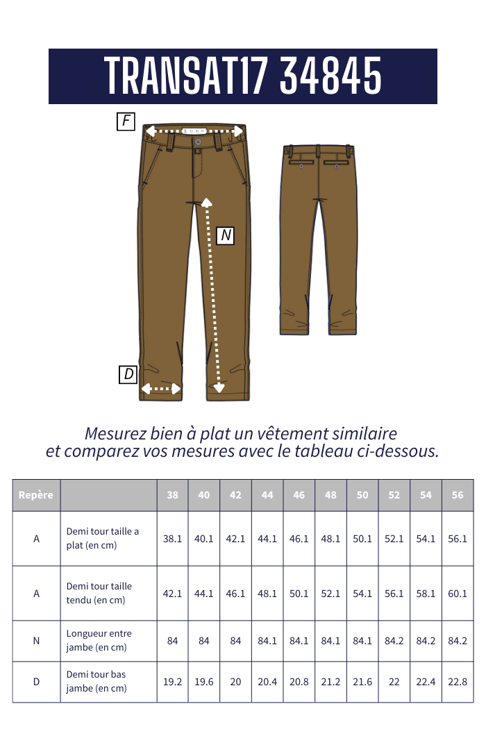 Pantalon élastiqué TRANSAT - Image 7
