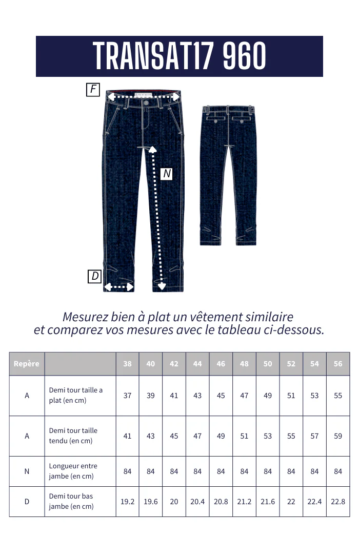 Jeans élastiqué TRANSAT - Image 7