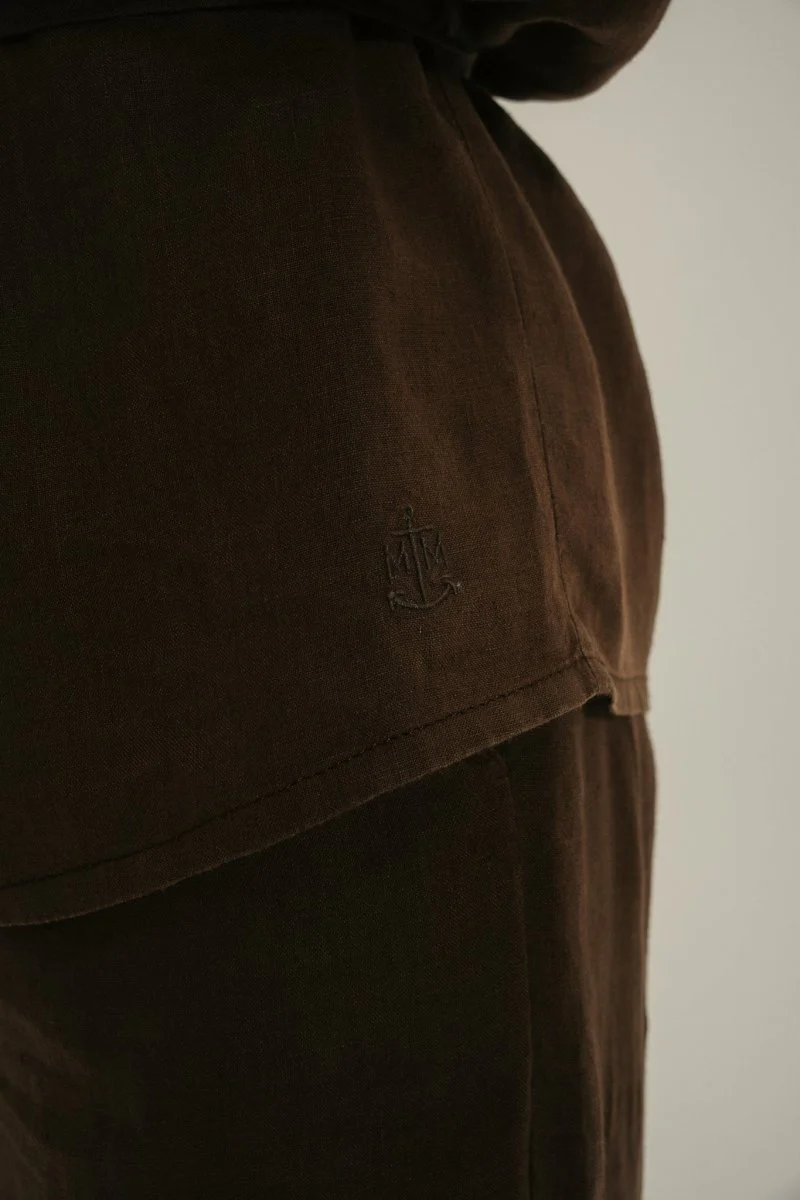veste en lin sans manches VOLTA - Image 7